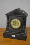 Victroian Slate Mantel Clock