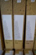 *3x Orelle 4ft White Christmas Trees