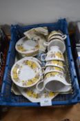 Vintage Queen Anne Pottery Part Tea Set