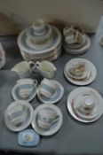 Royal Doulton Counterpoint Pattern Tableware, plus a Vintage Part Tea Set