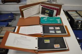 4x Albums of Isle of Man Post Office Stamp Sets