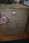 *Large Box of 11cm Clear Acrylic Fillable Christmas Tree Baubles