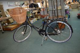 Pashley Sovereign Lady’s Bicycle with Brookes Saddle, Wicker Shopping Basket, etc.