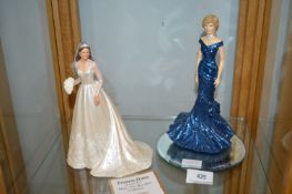 Kate Middleton and Princess Diana Figurines