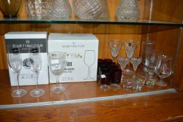 Drinking Glasses Including Dartington Crystal