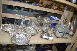 EPNS Egg Cup Stand, Dishes, etc.