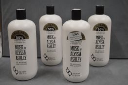 4x Musk by Alyssa Ashley Bath & Shower Gel 750ml