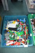 Tub of Lego Building Blocks