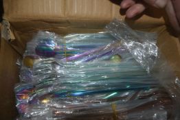 *Box of ~500 Rainbow Metal Latte Spoons