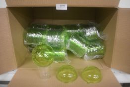 *Quantity of 8cm Fillable Green Acrylic Baubles