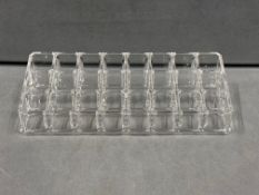 *8x Clear Perspex Makeup Stands