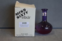 Miss Sixty Elixir 75ml EDT Unused Tester