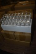 *6x Clear Perspex Makeup Stands