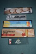 5x Pub Drip Mats