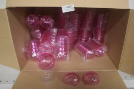 *Quantity of 6cm Fillable Pink Acrylic Baubles