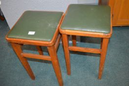 Pair of Retro Stools