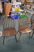 Pair of Vintage Ercol Spindleback Chairs