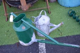 Pair of Vintage Watering Cans Including a Haws