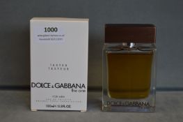 Dolce & Gabbana the One for Men 100ml EDT Unused Tester