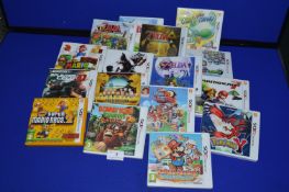 16x Nintendo 3DS Games