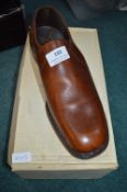 Heritage Men’s Brown Full Leather Shoes Size: 8