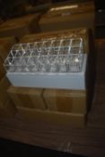 *6x Clear Perspex Makeup Stands