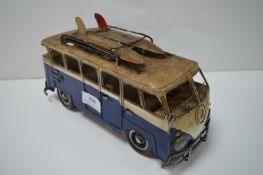 Tinplate Model Camper Van