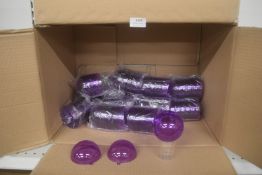 *Quantity of 8cm Fillable Purple Acrylic Baubles