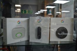 *Google Nest Learning Thermostat, Doorbell, and Smoke Alarm