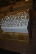 *6x Clear Perspex Makeup Stands