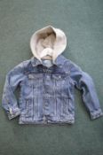 Primark Kids Denim Hoodie Size: 5-6 years