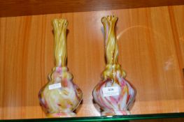 Pair of Murano Glass Vases