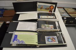 4x Albums of Isle of Man Post Office Stamp Sets