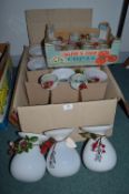 Christmas Vases and Dishes