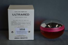Paco Rabanne Ultrared 80Ml EDP Unused Tester