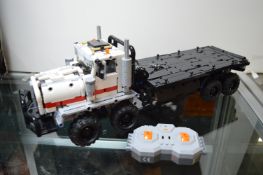 Lego Flat Bad Towing Truck and Remote Control (assembled and complete)