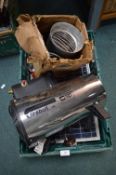 Mixed Lot Including Solar Panel, Fireball Gas Heater, etc.