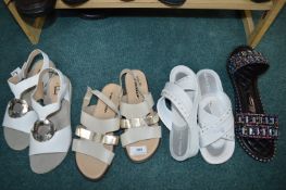 4x Assorted Pairs of Lady’s Sandals