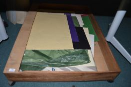 Large Drawer Containing Decorative Papers, Card, Mount Board, etc.