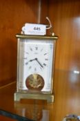 Schatz 8-Day Brass Carriage Clock in Working Condition