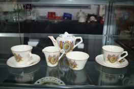 Royal Commemorative Miniature Tea Set