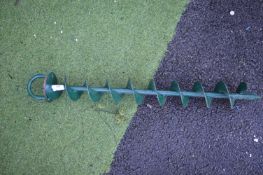 Green Metal Screw Teather