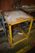 *Steel Framed Chop Saw Stand 70x70cm x 90cm work height