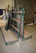 *Double Sided Glass Storage Rack (contents not included, collection by appointment)