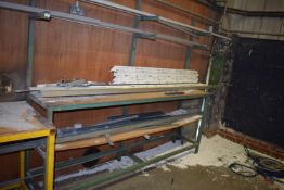 *Workbench with Materials Storage 240x50cm x 210cm tall (contents not included)