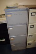 *Escoline Grey Four Drawer Foolscap Filing Cabinet
