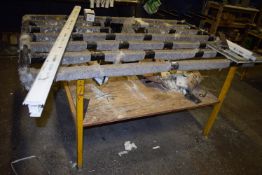 *Glazers Steel Framed Worktable 200x130cm