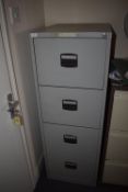 *Grey Four Drawer Foolscap Filing Cabinet