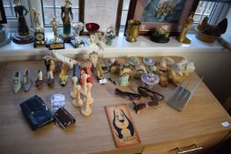 *Assorted Bric-a-Brac, Small Collectibles, Sporting Trophies, etc.