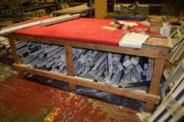 *Carpeted Top Glazers Table